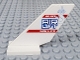 Part No: 6239pb094  Name: Tail Shuttle with '60183 AIR LIFT SERVICE' and Hook Pattern on Both Sides (Stickers) - Set 60183