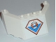 Part No: 62576pb01  Name: Windscreen 5 x 8 x 2 with Coast Guard Logo Pattern (Sticker) - Set 7739