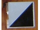 Part No: 6309p03  Name: Duplo, Tile 2 x 2 with Shape Black Right Triangle Pattern