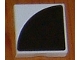 Part No: 6309p04  Name: Duplo, Tile 2 x 2 with Shape Black Quarter Circle Pattern