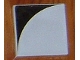 Part No: 6309p05  Name: Duplo, Tile 2 x 2 with Shape Black Inverse Quarter Circle Pattern