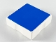 Part No: 6309p0g  Name: Duplo, Tile 2 x 2 with Shape Blue Square Pattern