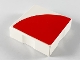 Part No: 6309p0w  Name: Duplo, Tile 2 x 2 with Shape Red Quarter Circle Pattern