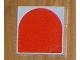 Part No: 6309p0z  Name: Duplo, Tile 2 x 2 with Shape Red Inverse Arch Pattern