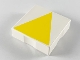 Part No: 6309p11  Name: Duplo, Tile 2 x 2 with Shape Yellow Isosceles Triangle Pattern