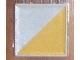 Part No: 6309p13  Name: Duplo, Tile 2 x 2 with Shape Yellow Right Triangle Pattern