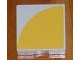 Part No: 6309p14  Name: Duplo, Tile 2 x 2 with Shape Yellow Quarter Circle Pattern