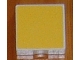 Part No: 6309p18  Name: Duplo, Tile 2 x 2 with Shape Yellow Square Pattern