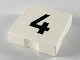 Part No: 6309pb004  Name: Duplo, Tile 2 x 2 with Black Number 4 Pattern