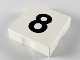 Part No: 6309pb008  Name: Duplo, Tile 2 x 2 with Black Number 8 Pattern