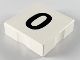 Part No: 6309pb010  Name: Duplo, Tile 2 x 2 with Black Number 0 Pattern