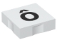Lot ID: 156236541  Part No: 6309pb084  Name: Duplo, Tile 2 x 2 with Black Lowercase Letter o with Circumflex (ô) Pattern
