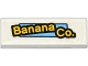 Part No: 63864pb032  Name: Tile 1 x 3 with 'Banana Co.' Pattern (Sticker) - Set 76026