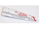 Part No: 64681pb026  Name: Technic, Panel Fairing # 5 Long Smooth, Side A with Red '31313' and Light Bluish Gray and Red Stripes Pattern (Sticker) - Set 31313