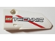 Part No: 64683pb042  Name: Technic, Panel Fairing # 3 Small Smooth Long, Side A with LEGO TECHNIC Logo and Red Stripe Pattern (Sticker) - Set 42000