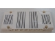 Part No: 64782pb049  Name: Technic, Panel Plate 5 x 11 x 1 with Black Grille Lines Pattern (Sticker) - Set 42100