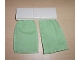 Part No: 6483pb01  Name: Duplo, Furniture Curtain Plate 2 x 6 with Medium Green Cloth Curtains