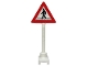 Part No: 649pb11  Name: Road Sign Triangle with Pedestrian Crossing 1 Person Pattern