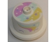 Lot ID: 404787234  Part No: 65157pb02  Name: Duplo Cake with Rainbow Frosting and Stars on Top and Side Pattern