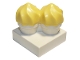 Lot ID: 301226832  Part No: 65188pb01  Name: Duplo Cupcakes with Molded Bright Light Yellow Swirl Icing Pattern