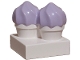 Part No: 65188pb04  Name: Duplo Cupcakes with Molded Lavender Swirl Icing Pattern