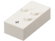 Part No: 65550pb02 Name: Brick, Braille 2 x 4 with 3 Studs with Black Division Sign (÷) Pattern (dots-256 ⠲) (Spanish) Part No: 65550pb02 Name: Brick, Braille 2 x 4 with 3 Studs with Black Division Sign (÷) Pattern (dots-256 ⠲) (Spanish)