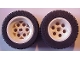 Part No: 6595c02  Name: Wheel 36.8mm D. x 26mm VR with Axle Hole with Black Tire 49.6 x 28 VR (6595 / 6594)