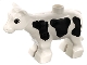 Part No: 6679c01pb01  Name: Duplo Cow Baby Calf with Eyes and Black Spots Pattern