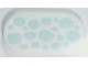 Part No: 66857pb113 Name: Tile, Round 2 x 4 Oval with Light Aqua Stones Pattern (Sticker) - Set 43215 Part No: 66857pb113 Name: Tile, Round 2 x 4 Oval with Light Aqua Stones Pattern (Sticker) - Set 43215