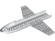 Part No: 67138  Name: Aircraft Fuselage Forward Bottom Curved 6 x 24 x 1 1/3 with 4 x 21 Recessed Center and 12 x 6 Wings, 20 Holes