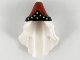 Lot ID: 294173098  Part No: 68512pb01  Name: Minifigure, Hair Combo, Hat with Hair, Long and Wavy with Dark Red Pointed Hat, Black Band and Gold Stars Pattern