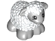 Part No: 69719pb01  Name: Duplo Sheep, Lamb Baby with Light Bluish Gray Legs and Head Pattern