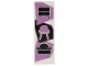 Part No: 69729pb069  Name: Tile 2 x 6 with Sign with Medium Lavender Chair and Black Couch and Cabinet Pattern (Sticker) - Set 41732