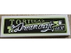 Part No: 69729pb233 Name: Tile 2 x 6 with Yellowish Green 'TORTUGA'S Dream craft SHOP' on Black Background Pattern (Sticker) - Set 71456 Part No: 69729pb233 Name: Tile 2 x 6 with Yellowish Green 'TORTUGA'S Dream craft SHOP' on Black Background Pattern (Sticker) - Set 71456