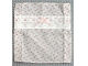 Lot ID: 417586208  Part No: 71239  Name: Scala Cloth Bedspread with Lace and Light Salmon Ribbon and Bow with Medium Green Dots and Dark Pink Bows Pattern