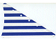 Lot ID: 436328462 Part No: 71308 Name: Cloth Sail Triangular 14 x 22 with Blue Thin Stripes Pattern Lot ID: 436328462 Part No: 71308 Name: Cloth Sail Triangular 14 x 22 with Blue Thin Stripes Pattern