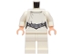 Part No: 8058pb011c01  Name: Body SMART Minifigure, Torso with White Hips and Legs with SW Loose Dress, Detailed Belt with 5 Silver Emblems Pattern (Leia) / White Arms / Light Nougat Hands