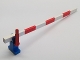 Part No: 815c02  Name: Train Level Crossing Gate Type 1, Assembly with Blue Base & Red Handle (Left)