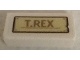 Part No: 85984pb494 Name: Slope 30 1 x 2 x 2/3 with 'T-REX' on Tan Sign Pattern (Sticker) - Set 76961 Part No: 85984pb494 Name: Slope 30 1 x 2 x 2/3 with 'T-REX' on Tan Sign Pattern (Sticker) - Set 76961