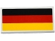 Part No: 87079pb0230  Name: Tile 2 x 4 with German Flag Pattern (Sticker) - Set 75912