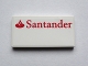 Part No: 87079pb0391  Name: Tile 2 x 4 with Red 'Santander' Pattern (Sticker) - Set 75913