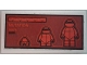 Part No: 87079pb0419  Name: Tile 2 x 4 with Ninja Turtles and 'MUTATION 100%' on Dark Red Background Pattern (Sticker) - Set 79116