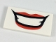 Part No: 87079pb0477  Name: Tile 2 x 4 with Large Smile with Red Lips Pattern