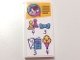 Part No: 87079pb0631  Name: Tile 2 x 4 with Party Hats, Bow, Envelope and Bouquet Pattern (Sticker) - Set 41310