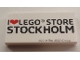Part No: 87079pb0669  Name: Tile 2 x 4 with 'I Heart LEGO STORE STOCKHOLM' Pattern
