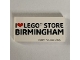 Lot ID: 354984074  Part No: 87079pb0677  Name: Tile 2 x 4 with 'I Heart LEGO STORE BIRMINGHAM' Pattern