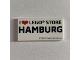 Lot ID: 319432771  Part No: 87079pb0680  Name: Tile 2 x 4 with 'I Heart LEGO STORE HAMBURG' Pattern