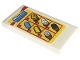 Part No: 87079pb0710  Name: Tile 2 x 4 with 'Menu' and Ice Creams Pattern (Sticker) - Set 60253