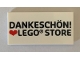 Part No: 87079pb0737  Name: Tile 2 x 4 with 'DANKESCHÖN! Heart LEGO STORE' Pattern
