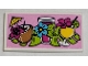 Part No: 87079pb1024  Name: Tile 2 x 4 with Tropical Drinks on Bright Pink Background Pattern (Sticker) - Set 41374